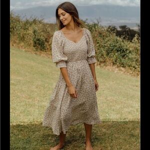 Neuflora Everett Dress - Yellow Floral